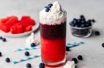 Pink, White, and Blue Slushies