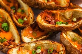 Crispy Oven Baked Potato Skins
