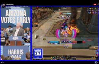 Kamala Harris’ Twitch account streamed Tim Waltz rally alongside reside WoW gameplay
