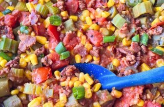 OKRA AND CORN-The Southern Girl Cooks-Cajun Model